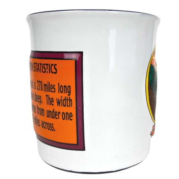 Vintage Grand Canyon Souvenir Mug 2001 Eagle Sunset‎ Scenic View Coffee Cup - Picture 4 of 8